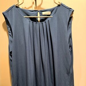 Calvin Klein Women's Pleated-Neck Top, 1X